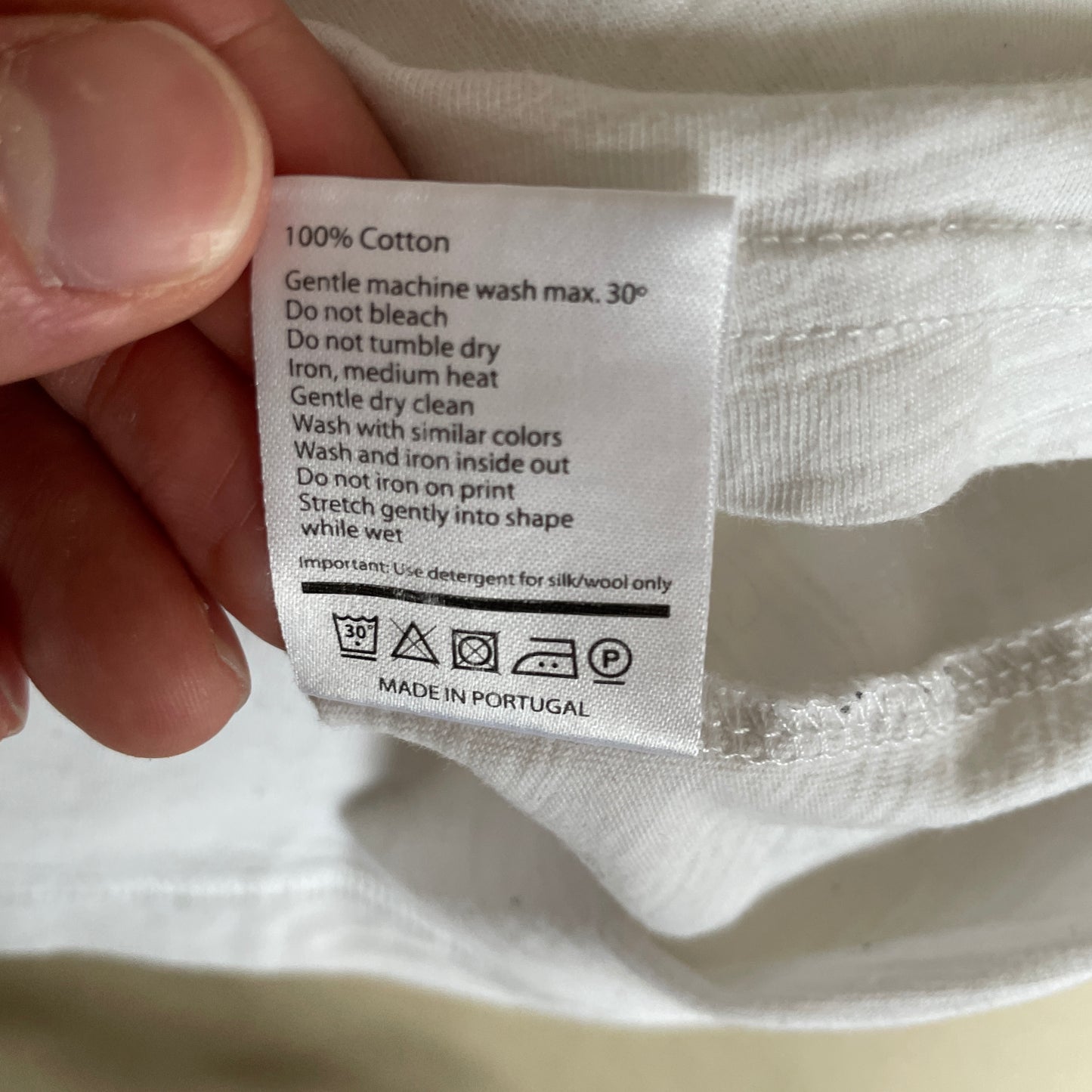 Hvid & Multifarvet Wood Wood T-Shirt