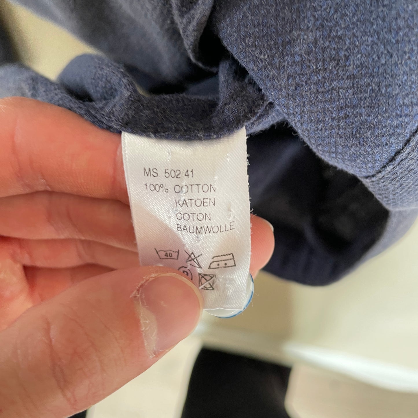 Navyblå Blue Industry Skjorte