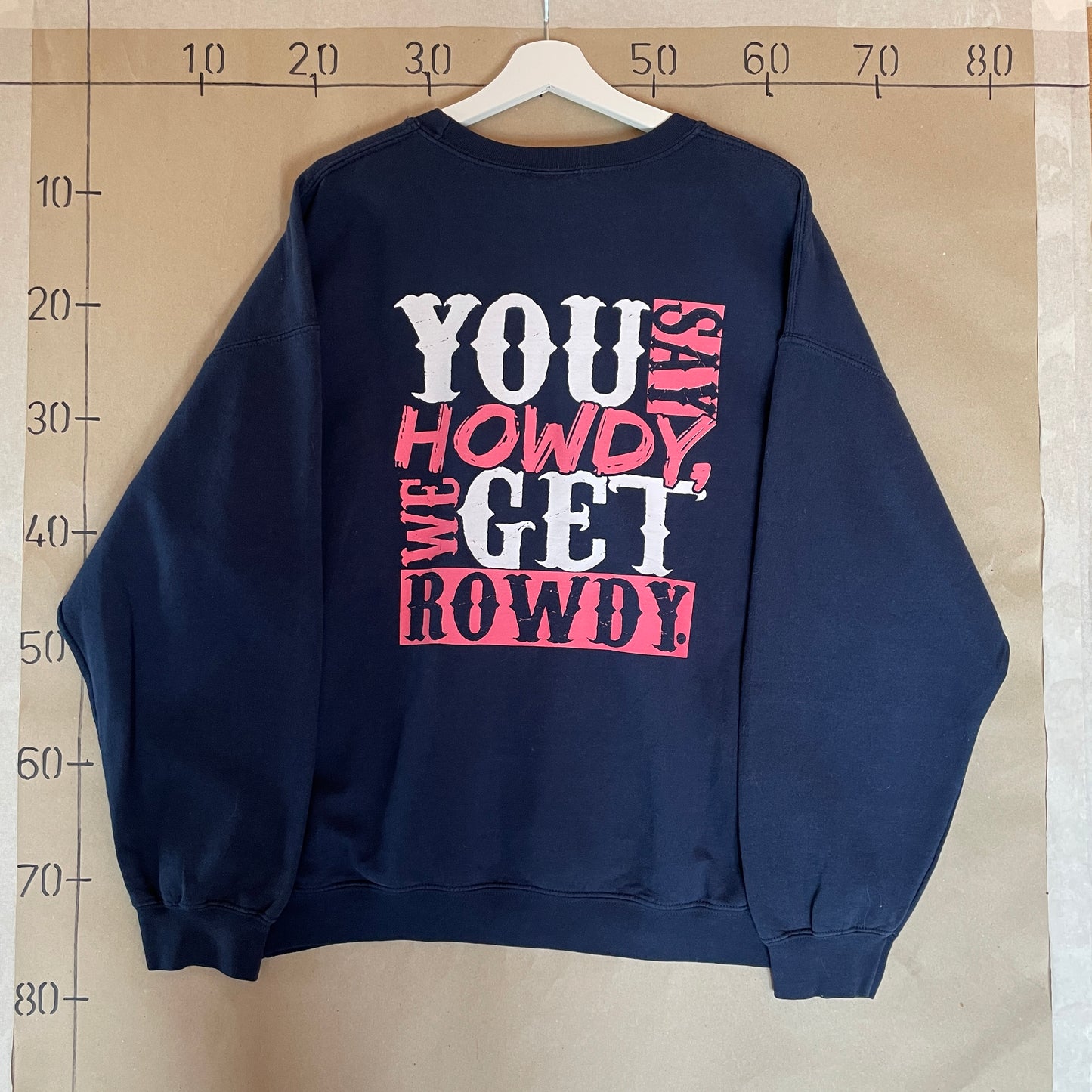 Blå Vintage Hesteridning Sigma Sweatshirt