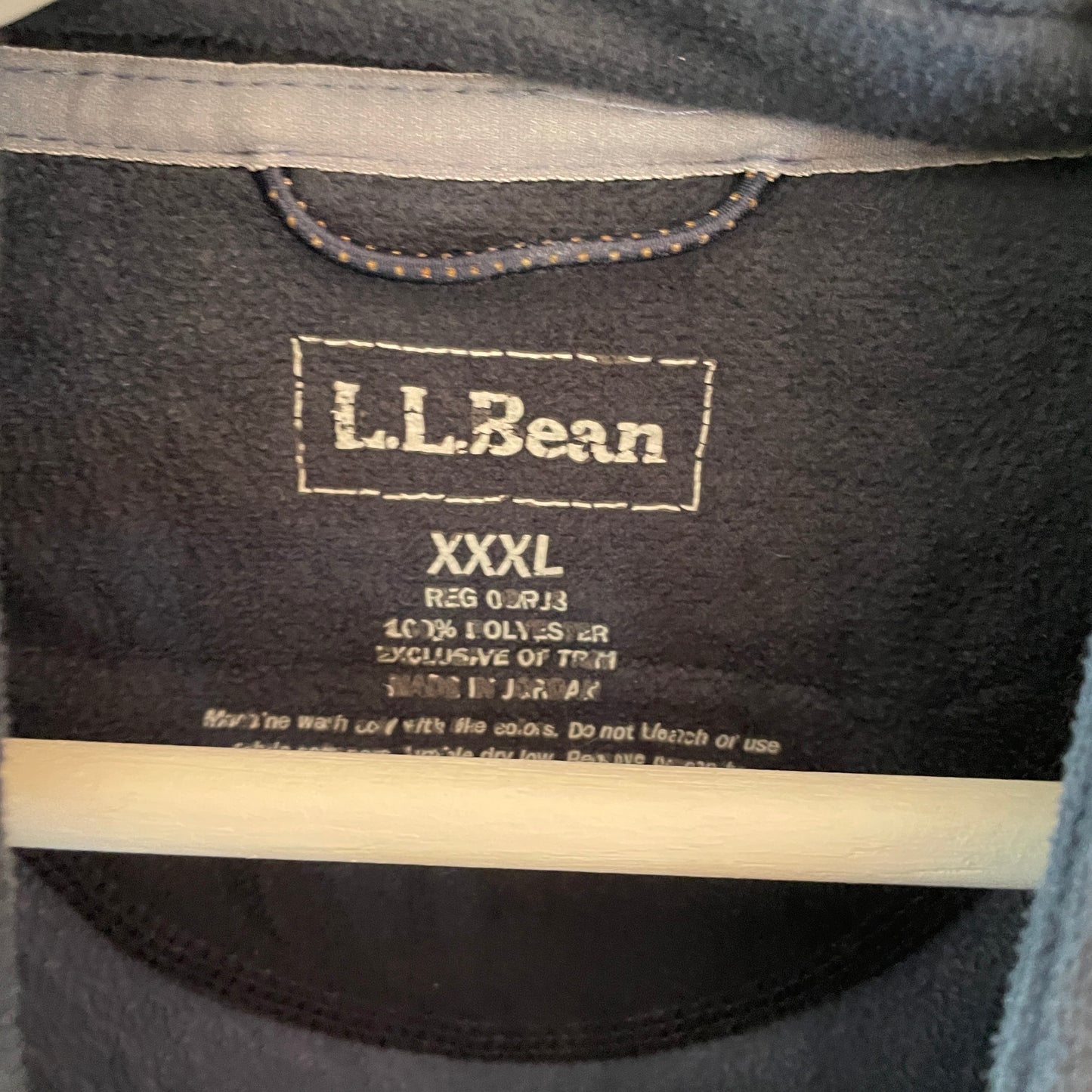 Blå Vintage Basic L.L Bean Fleece Sweatshirt
