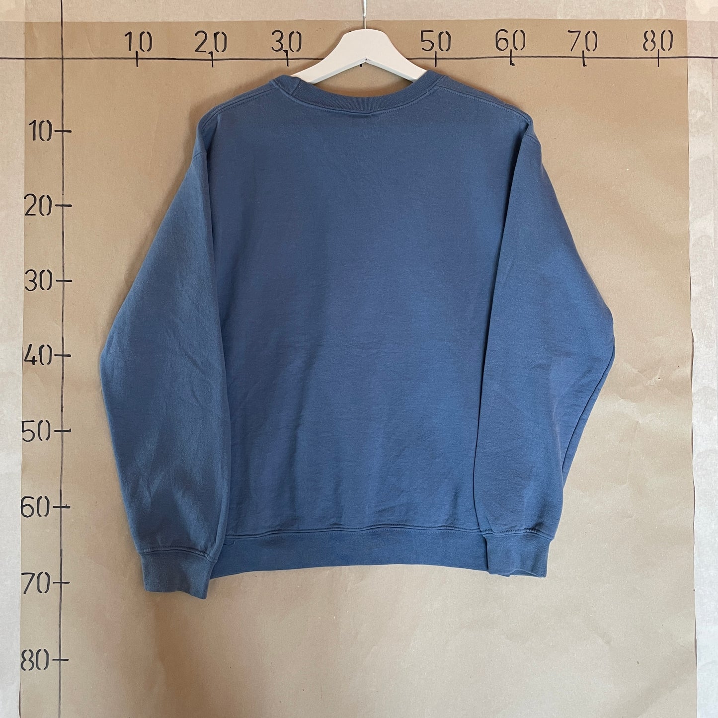 Blå Vintage 00’Er Alpha Chi Omega Sweatshirt