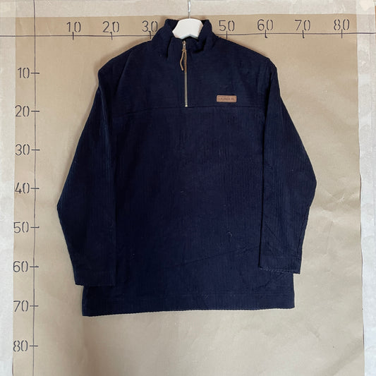 Mørkeblå Vintage Ralph Lauren Fleece Sweatshirt