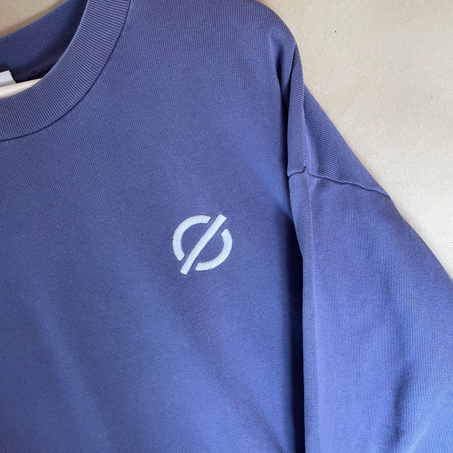 Blå Vintage Klassisk Ronning Sweatshirt