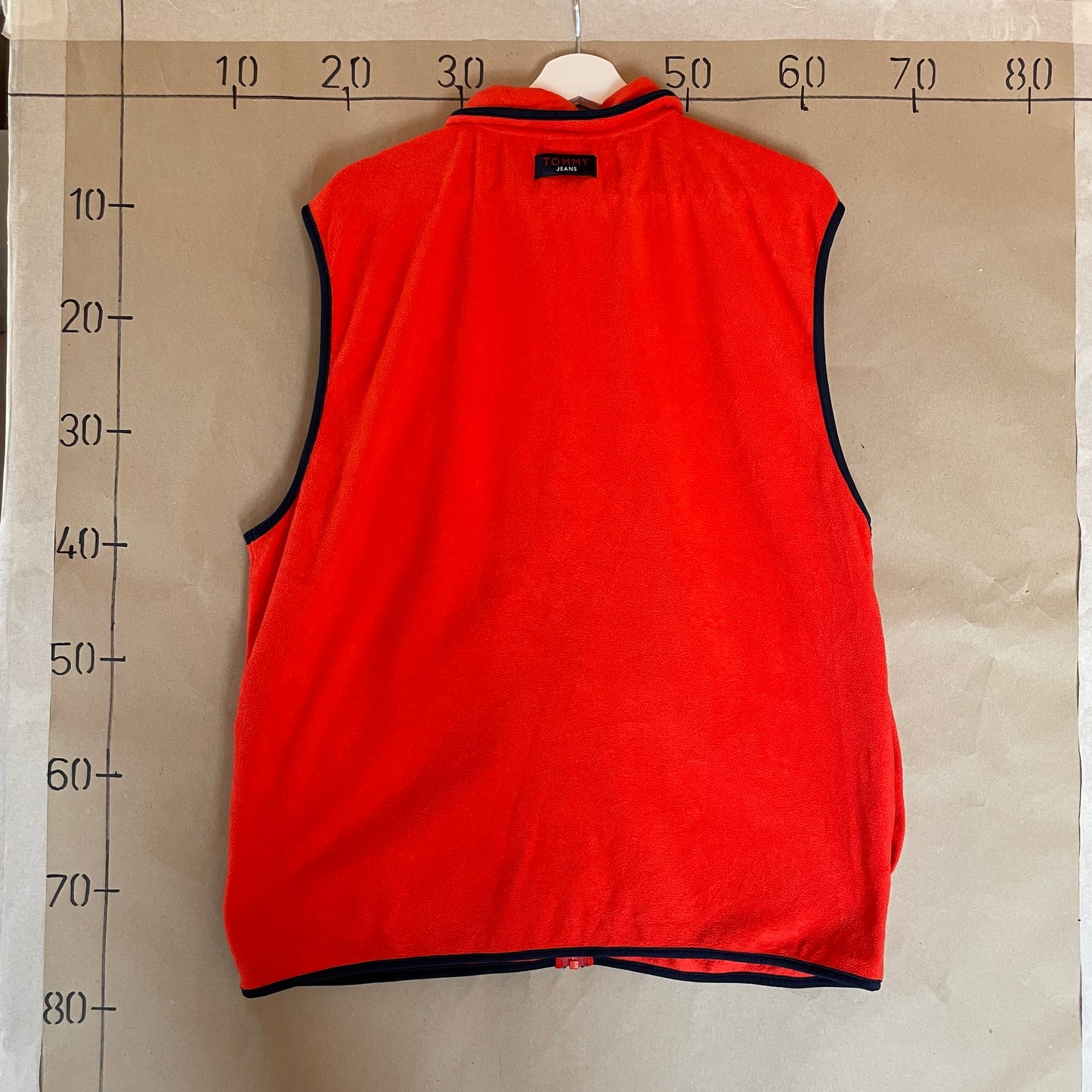 Rød Tommy Jeans Fleecevest