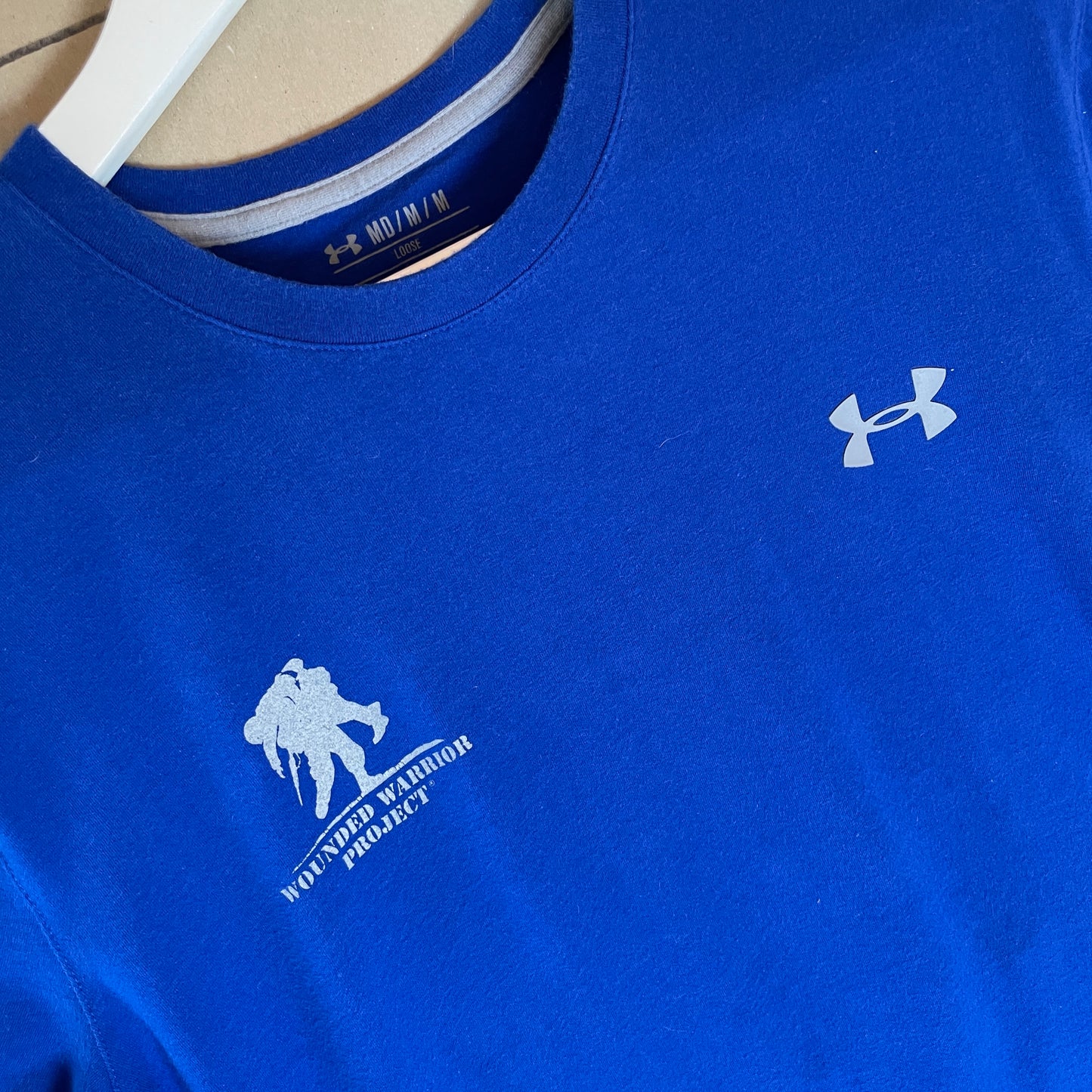 Blå Under Armour Wounded Warrior Project T-Shirt
