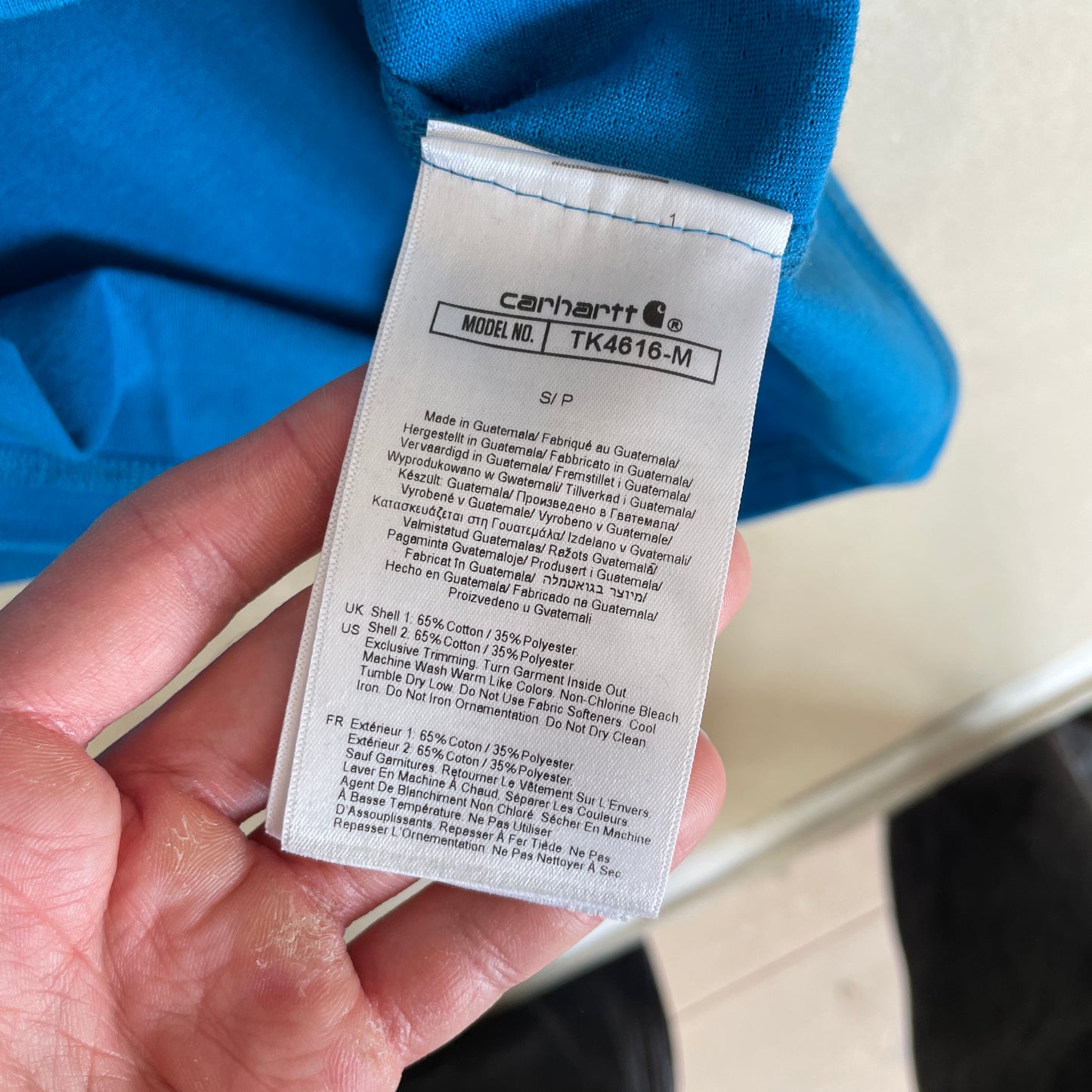 Blå Klassisk Carhartt T-Shirt
