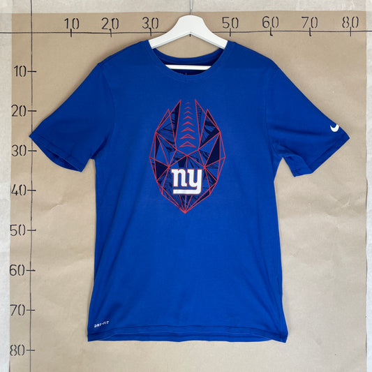 Blå Vintage Grafisk Printet New York Nike T-Shirt