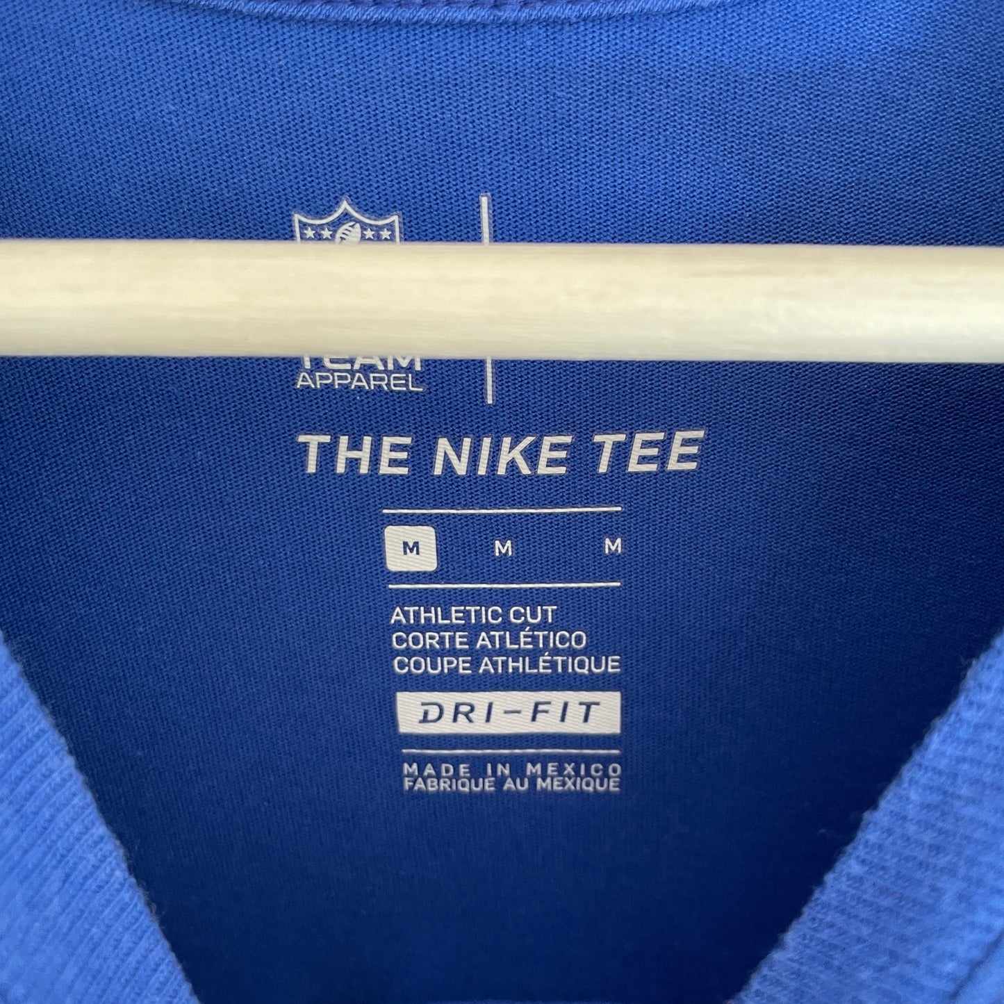 Blå Vintage Grafisk Printet New York Nike T-Shirt