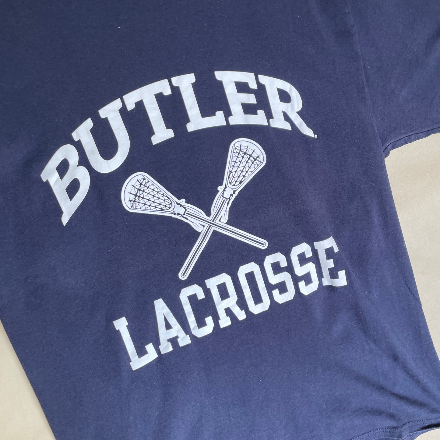 Mørkeblå Vintage Butler Lacrosse T-Shirt