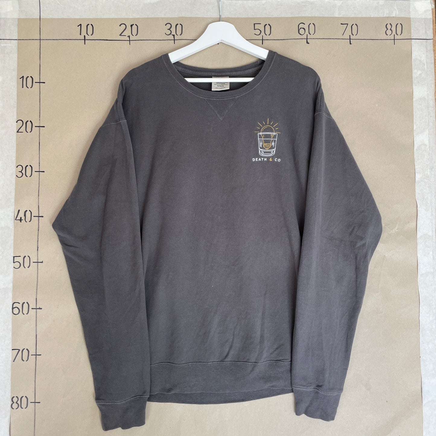 Askegrå Vintage Death & Co Sweatshirt