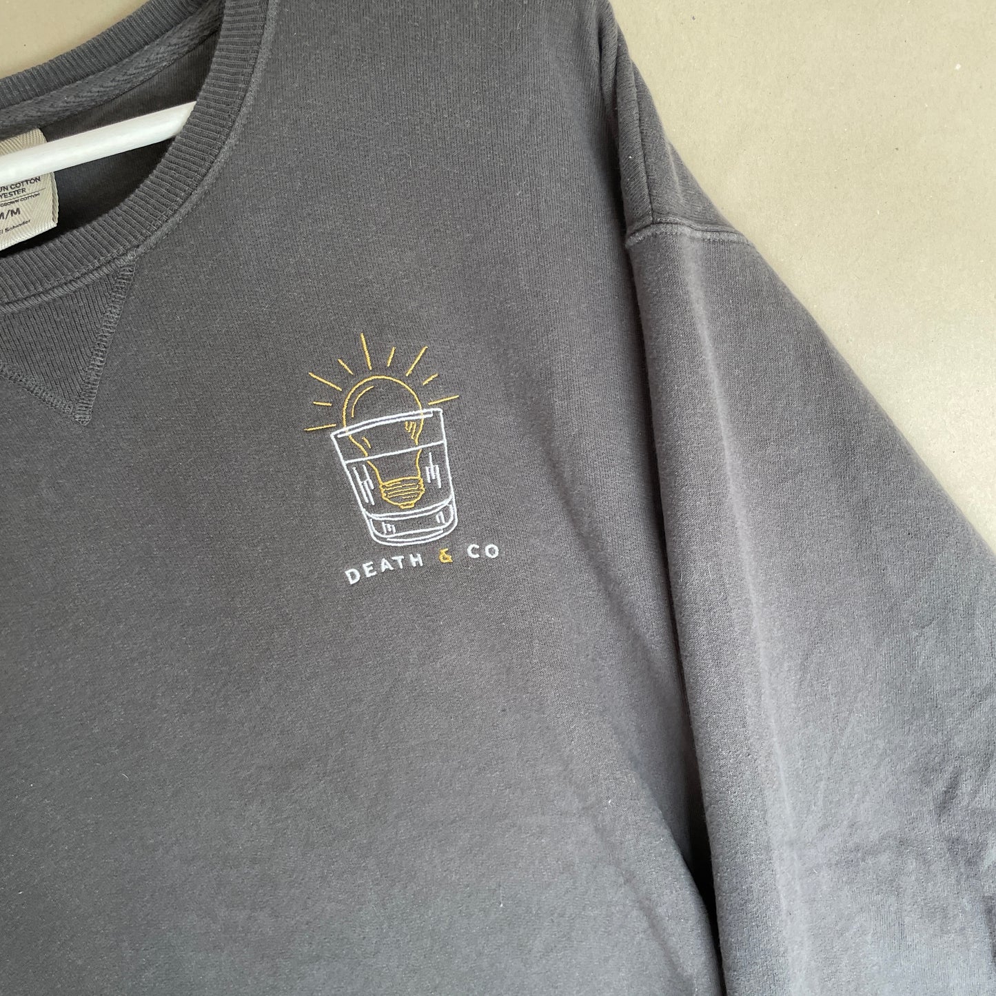 Askegrå Vintage Death & Co Sweatshirt