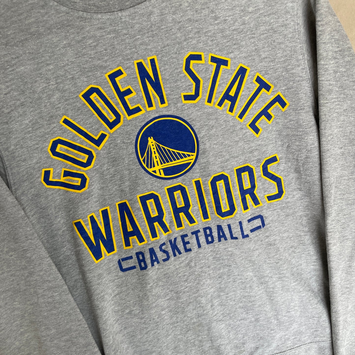 Grå Vintage Golden State Warriors Sweatshirt