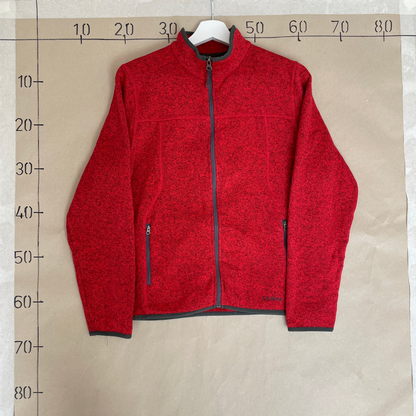 Rød Vintage L.L Bean Fleece Sweatshirt