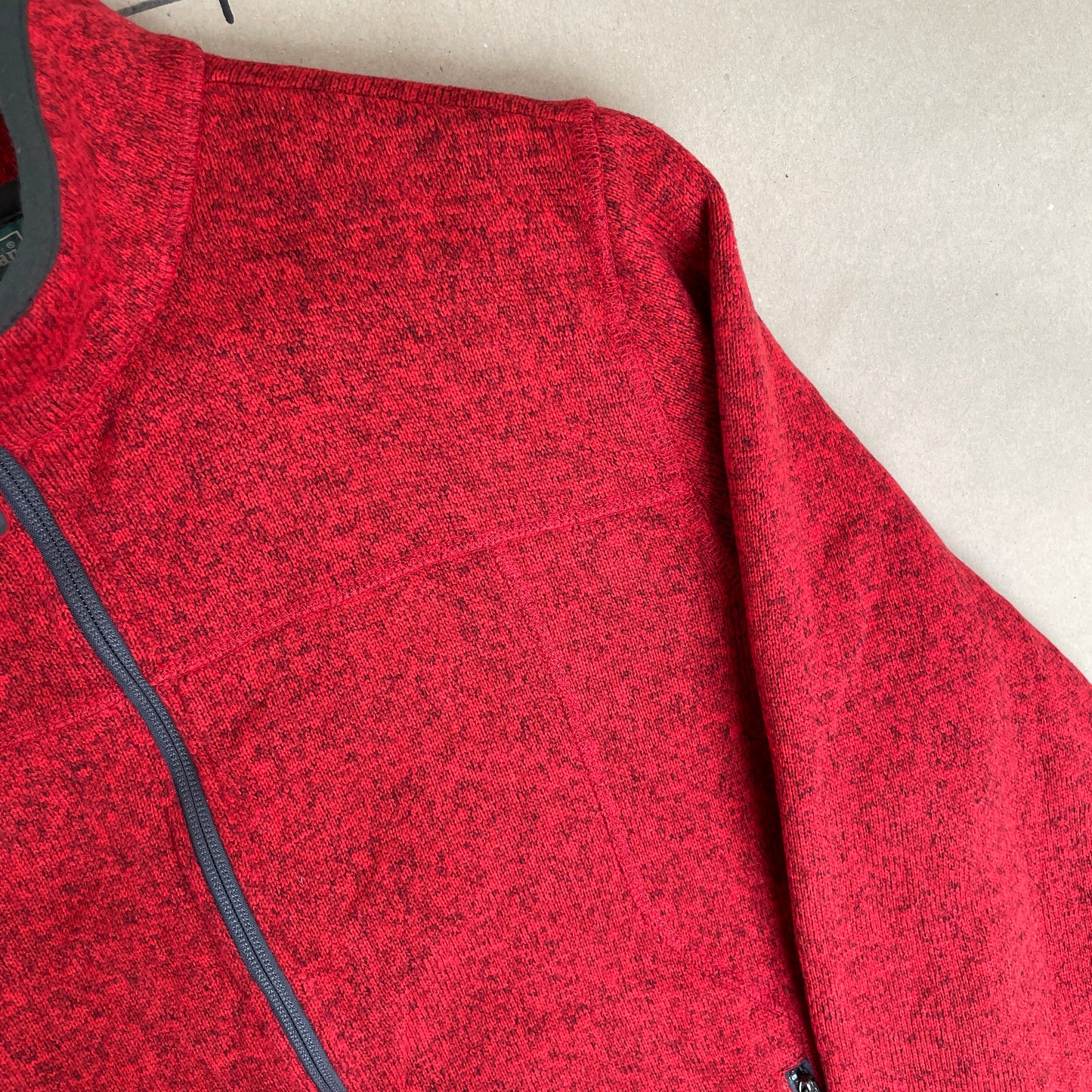 Rød Vintage L.L Bean Fleece Sweatshirt