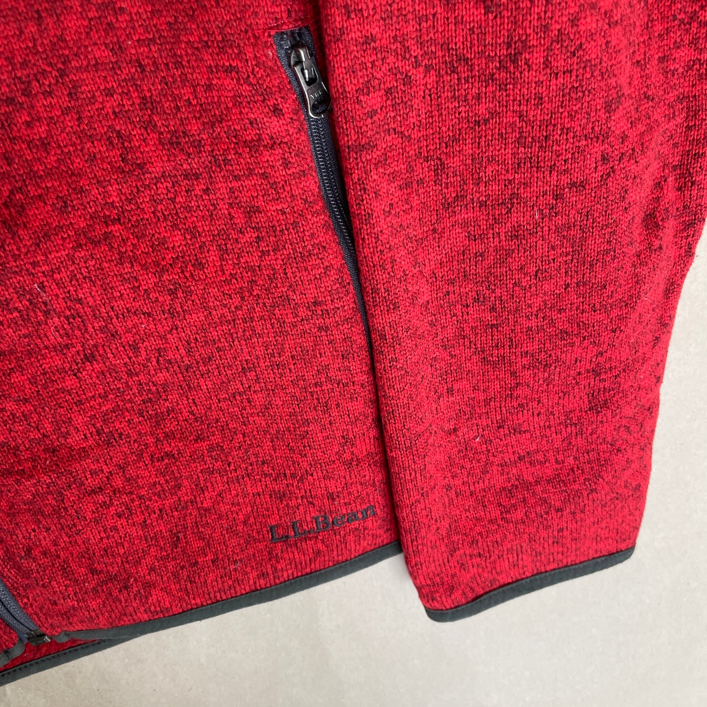 Rød Vintage L.L Bean Fleece Sweatshirt