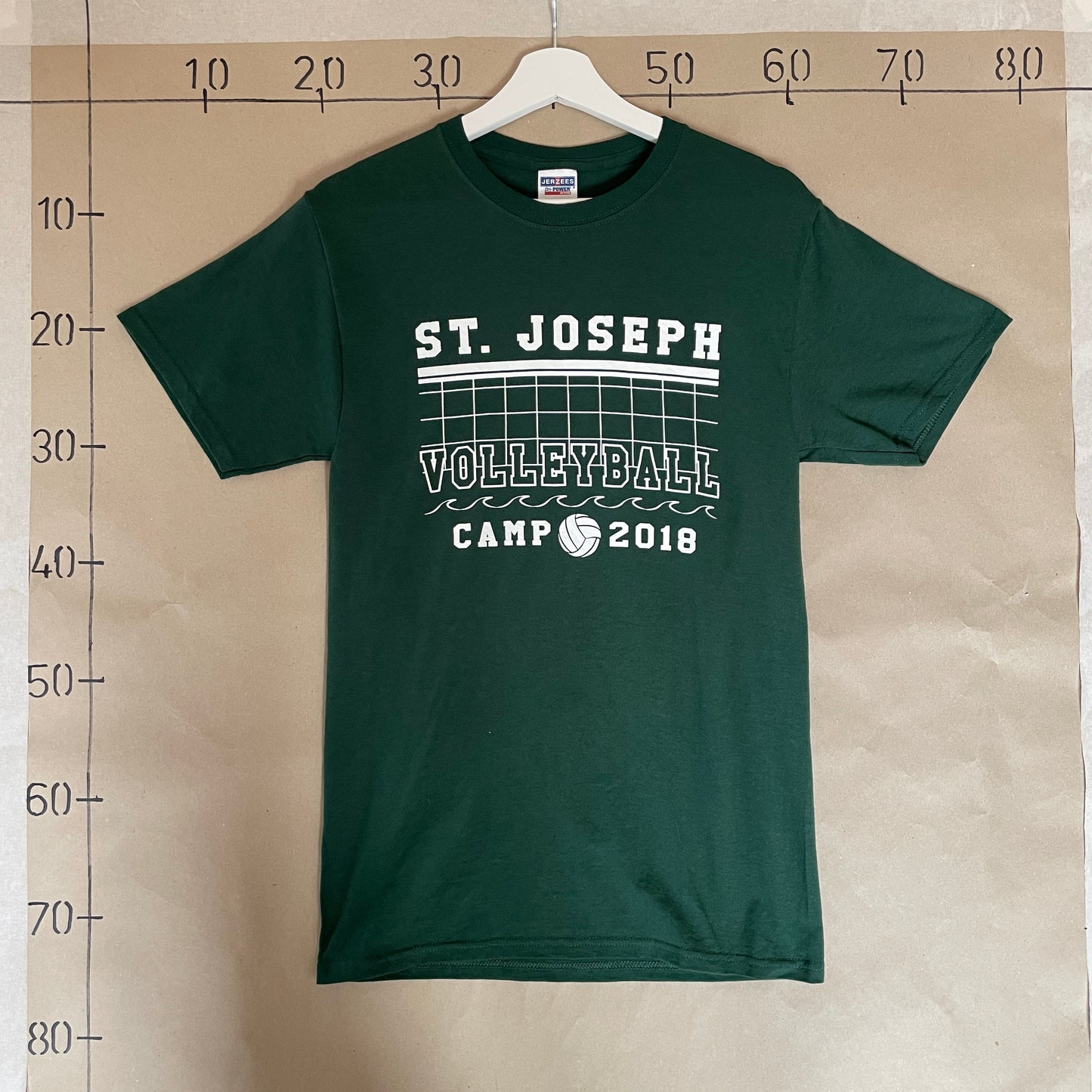 Grøn Vintage Volleyball T-Shirt