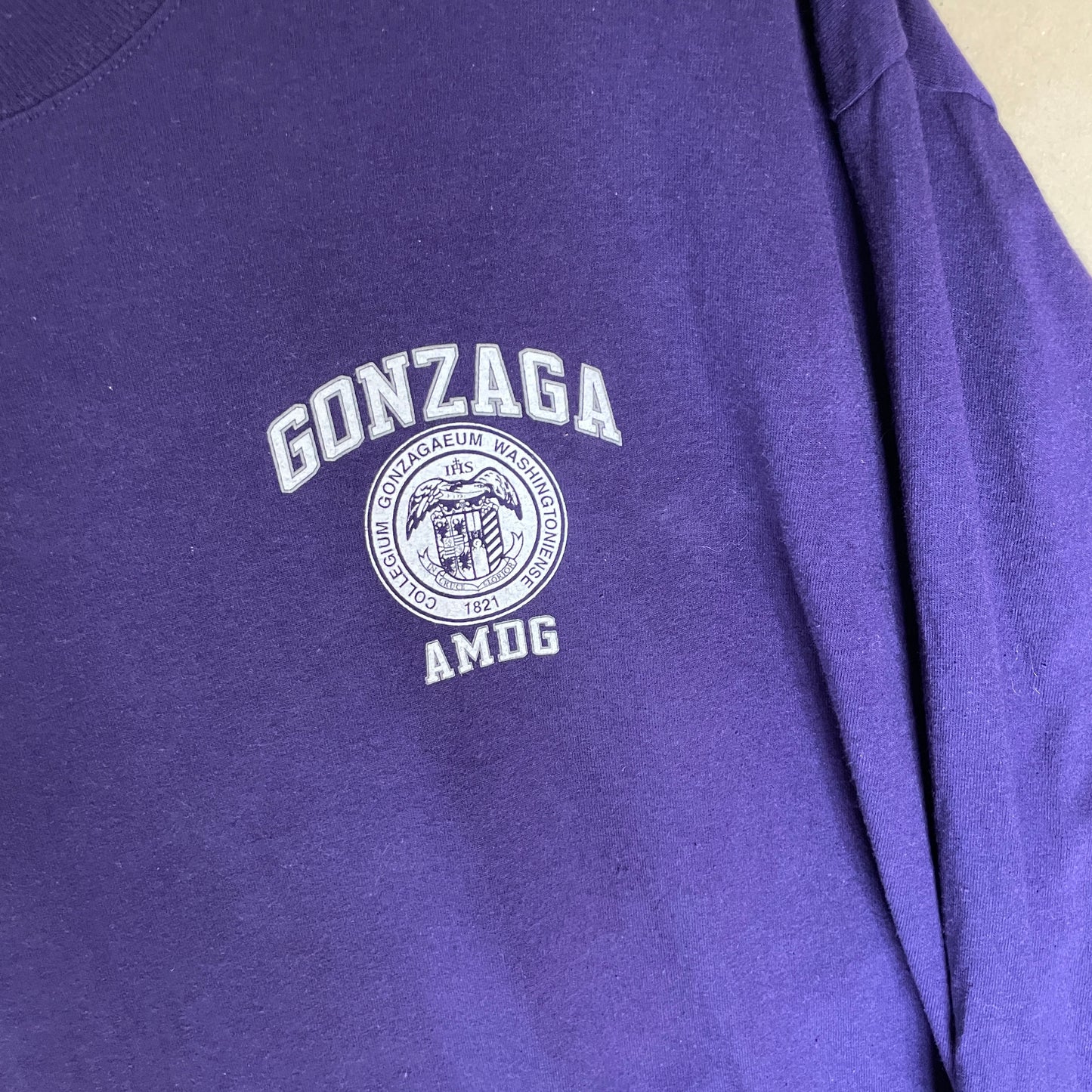 Lilla Vintage Gonzaga All Faith No Fear Langærmet T-Shirt