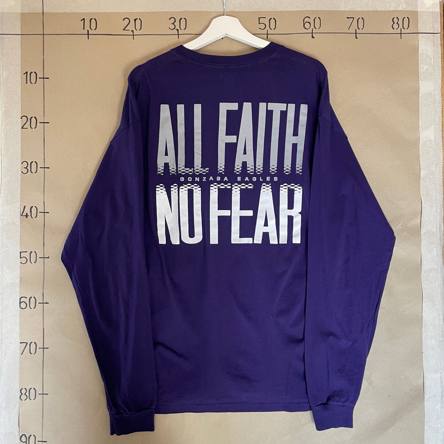 Lilla Vintage Gonzaga All Faith No Fear Langærmet T-Shirt