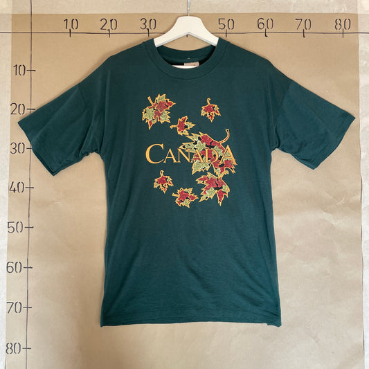 Mørkegrøn Vintage Canada T-Shirt