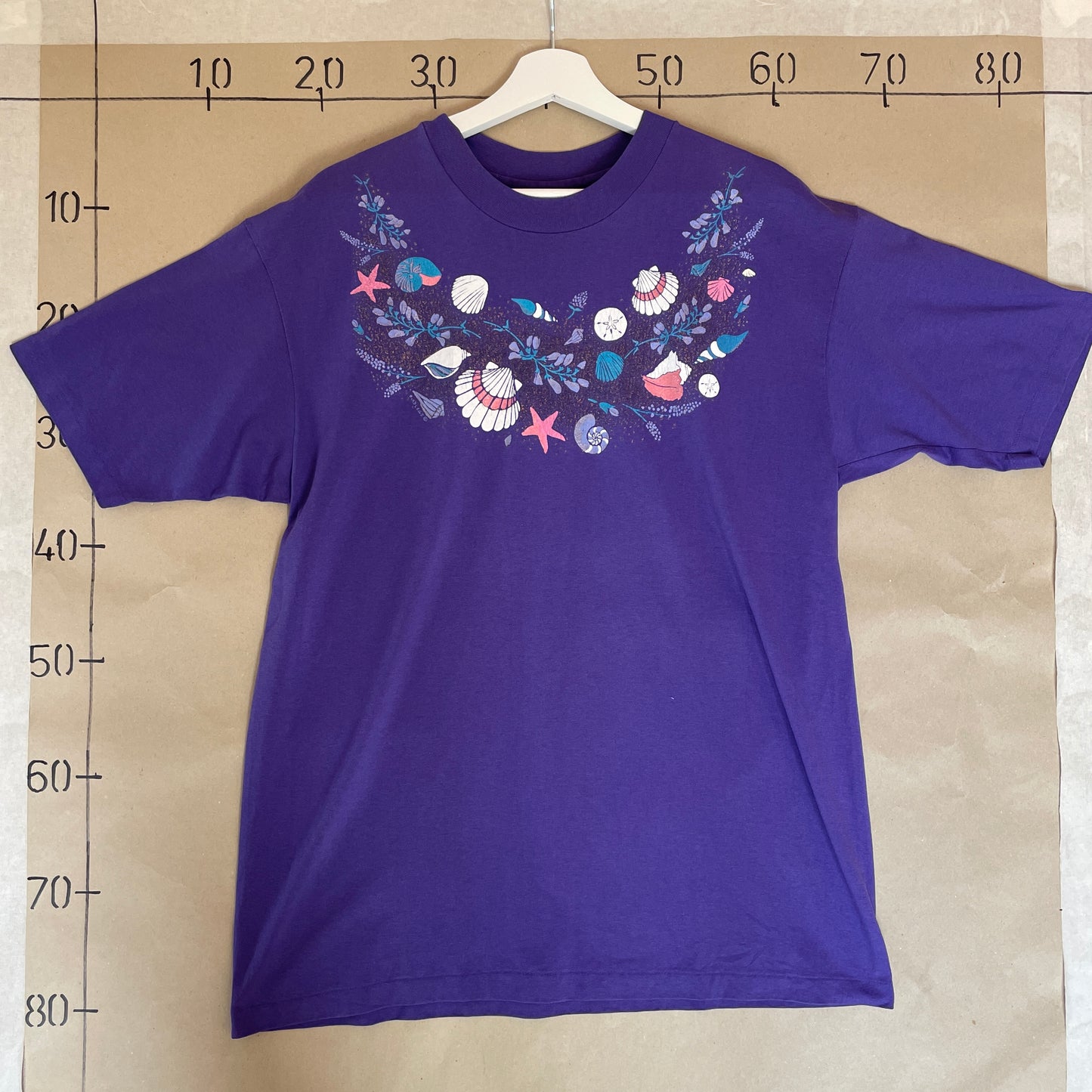 Lilla Vintage Musling Print T-Shirt