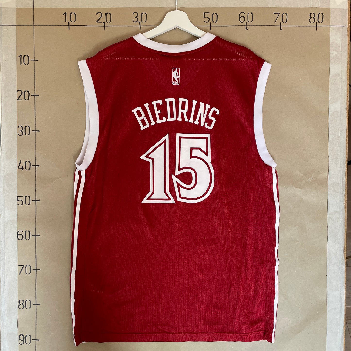 Rød Vintage NBA Basketball Jersey