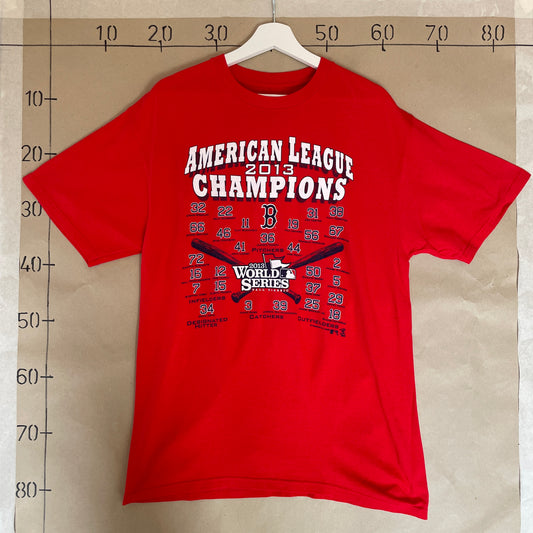 Rød Vintage MLB American League Champions T-Shirt