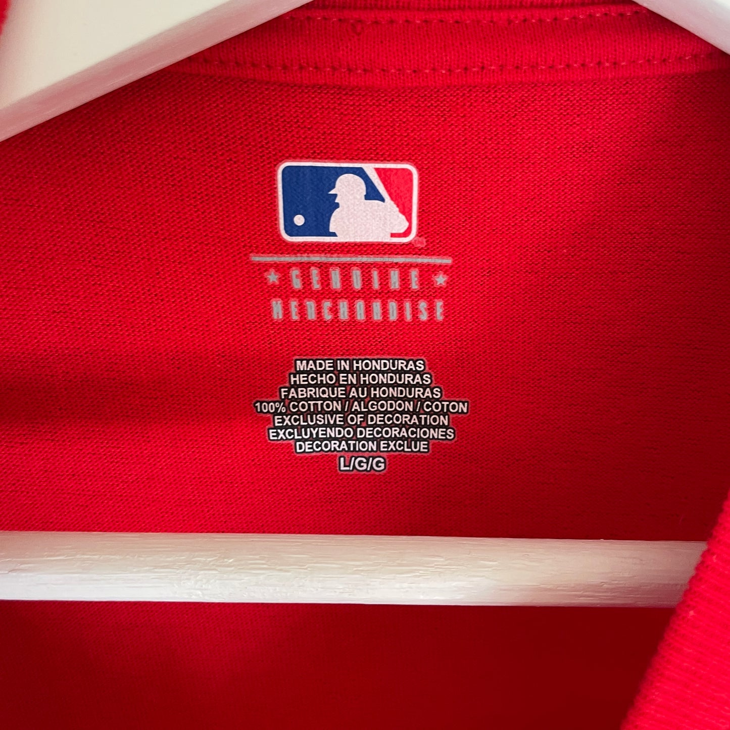 Rød Vintage MLB American League Champions T-Shirt
