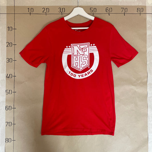 Rød Vintage Nike High School T-Shirt