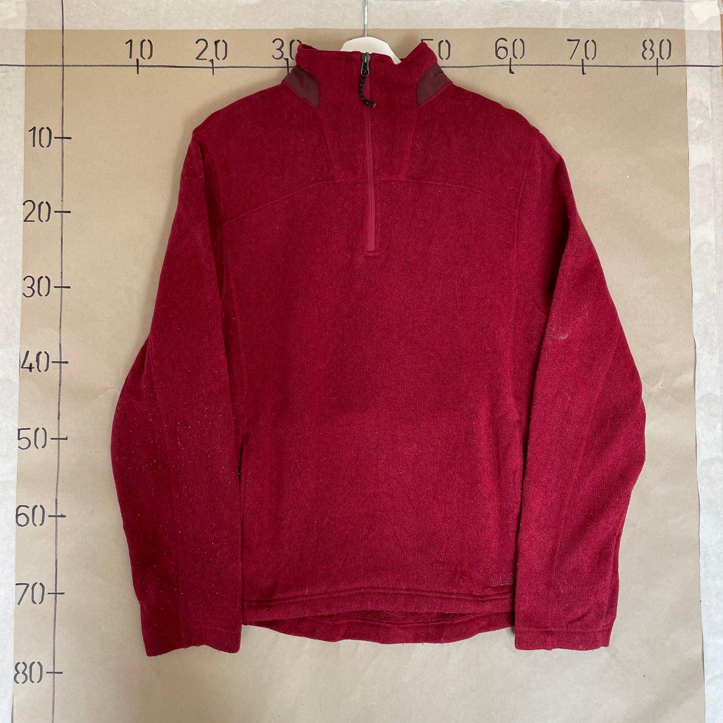 Rød Vintage L.L Bean Fleece Sweatshirt