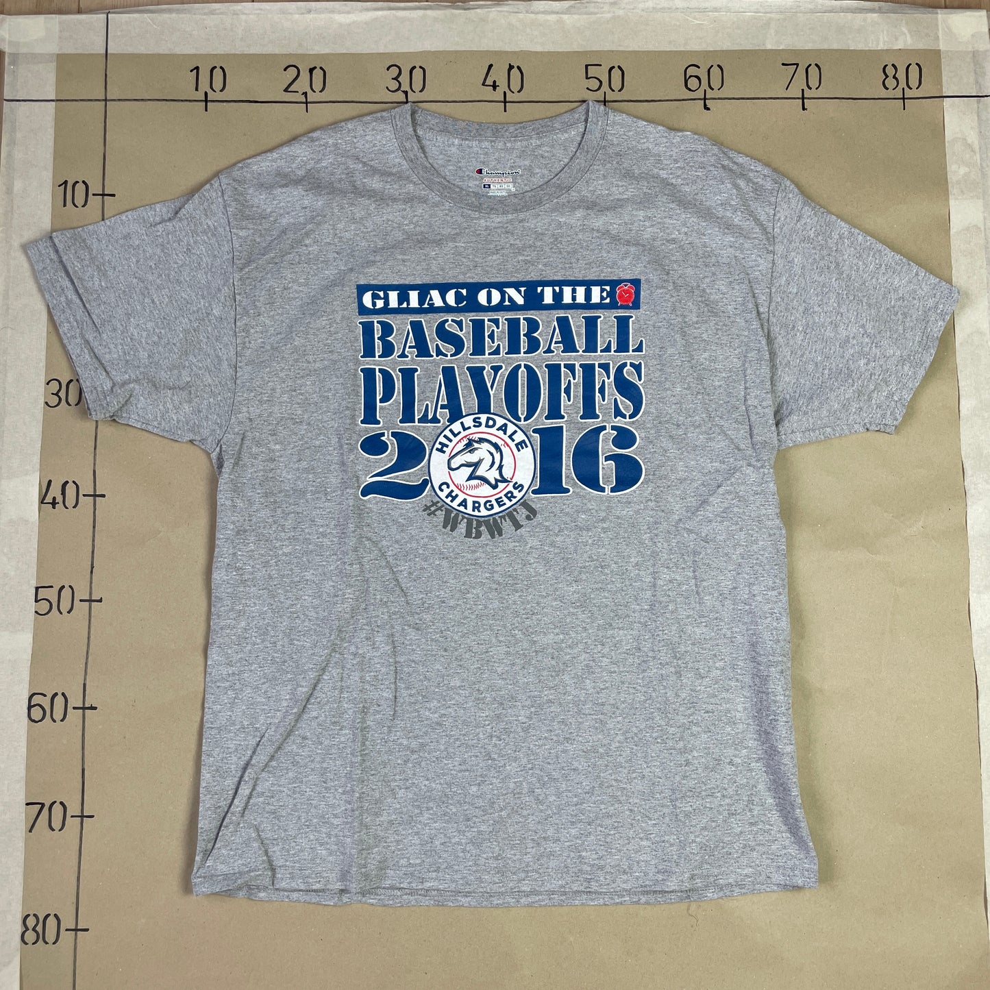 Grå Vintage Champion T-Shirt