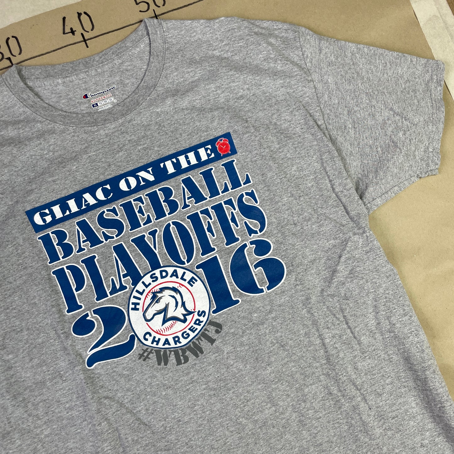 Grå Vintage Champion T-Shirt