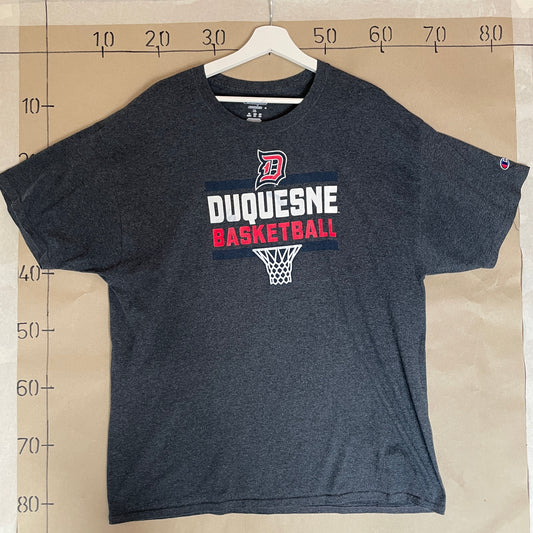 Grå Vintage Duquesne Basketball T-Shirt