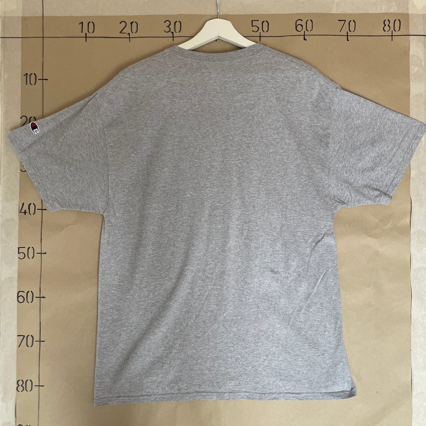 Grå Vintage Basketball T-Shirt