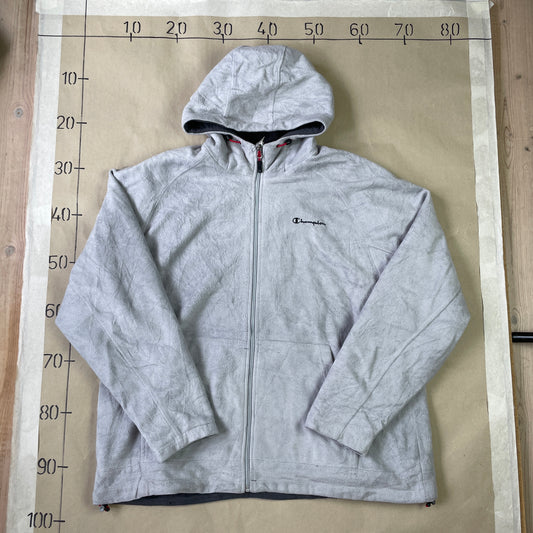 Grå Vintage Champion Fleece Hoodie