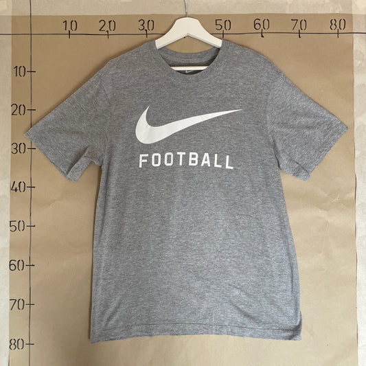 Grå Vintage Nike Football T-Shirt