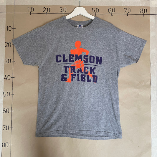 Grå Vintage Clemson Track & Field T-Shirt