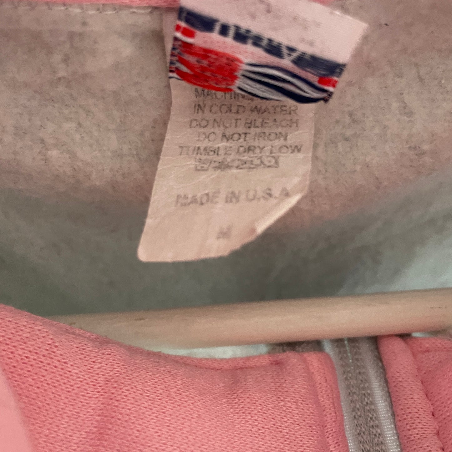 Grå & Pink Vintage Ventura Harbor 1/4 Zip Sweatshirt