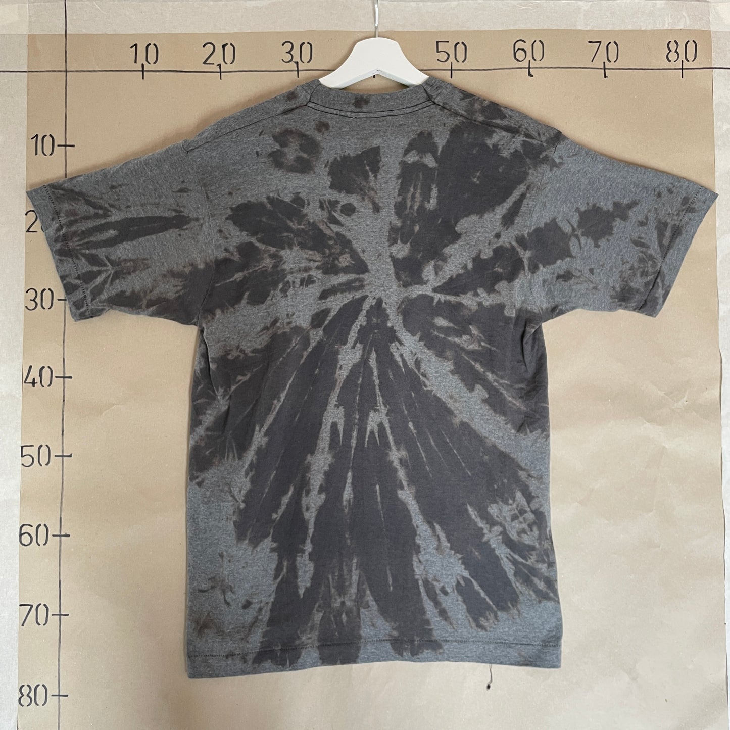 Grå Vintage Tie-Dye Anchor Of Hope T-Shirt