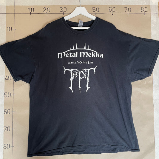Sort Vintage Metal Mekka T-Shirt