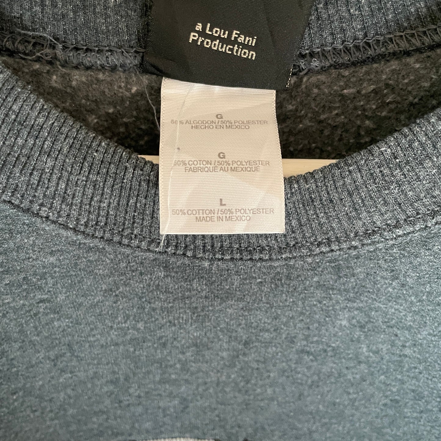 Grå Vintage Broderet Camp Zion Sweatshirt