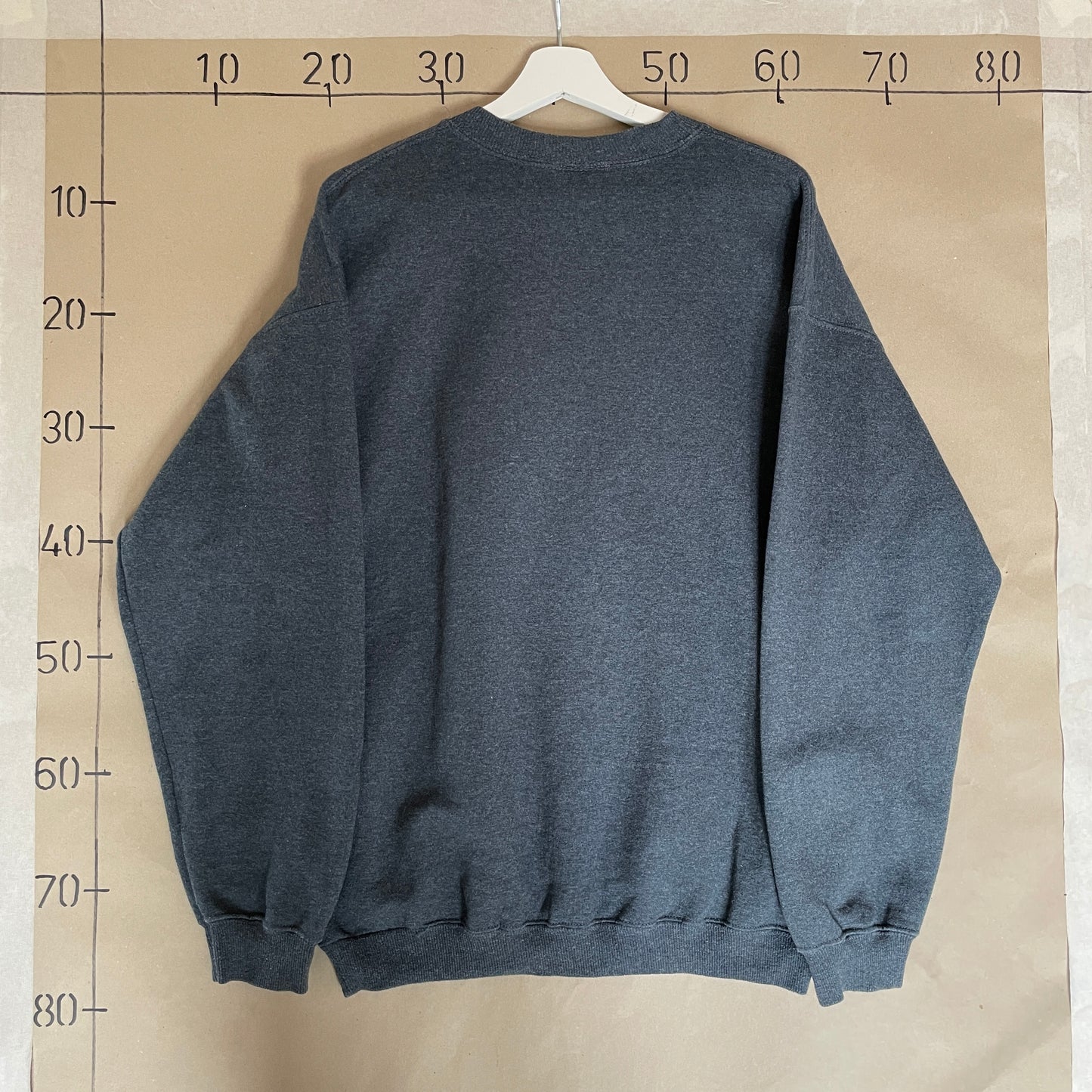 Grå Vintage Broderet Camp Zion Sweatshirt