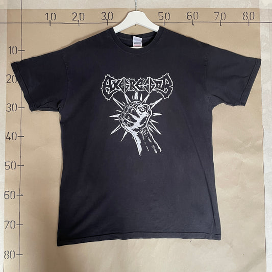 Sort Vintage Punk/Metal/Rock Band T-Shirt