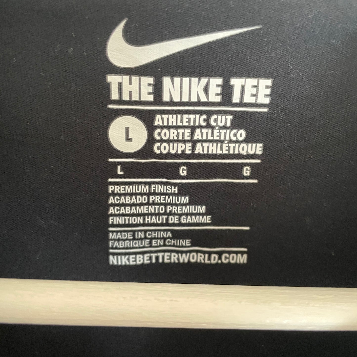 Sort Nike Air Force 1 T-Shirt