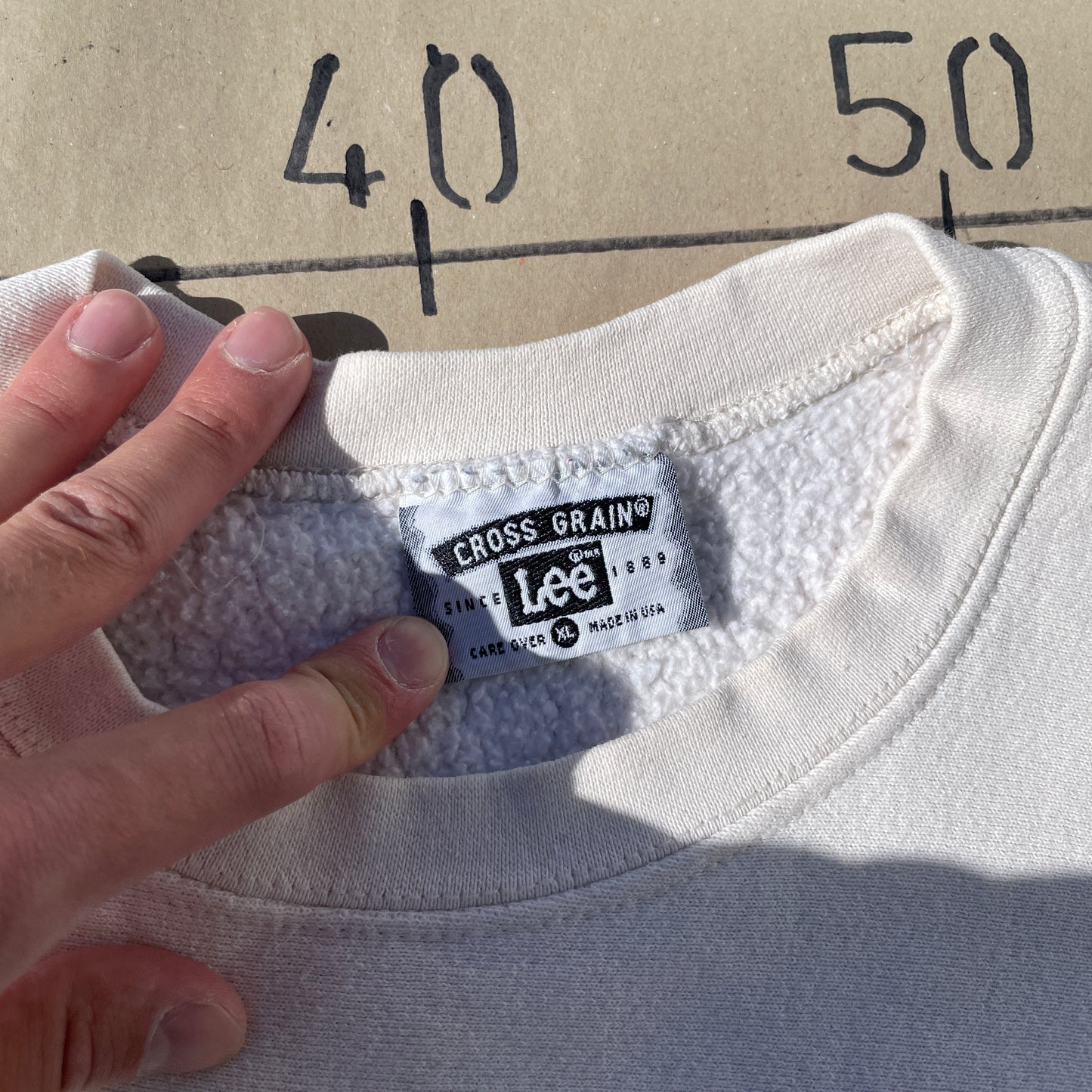 Vintage Creme/Beige Sweatshirt