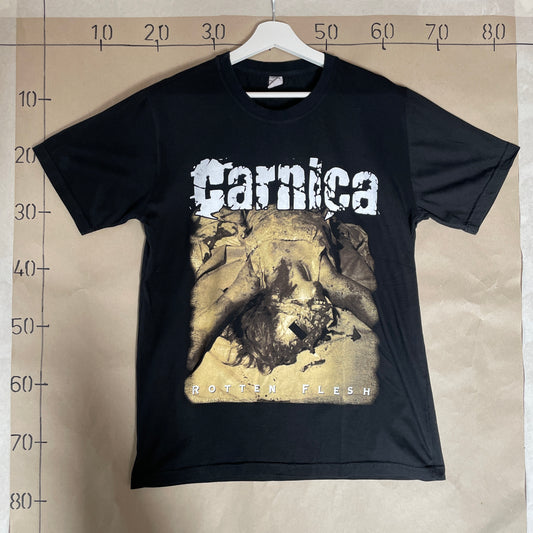 Sort Vintage Heavy Rotten Metal Band T-Shirt