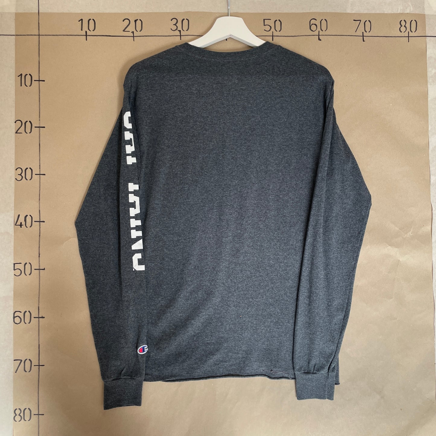 Grå Vintage Captians University Langærmet T-Shirt