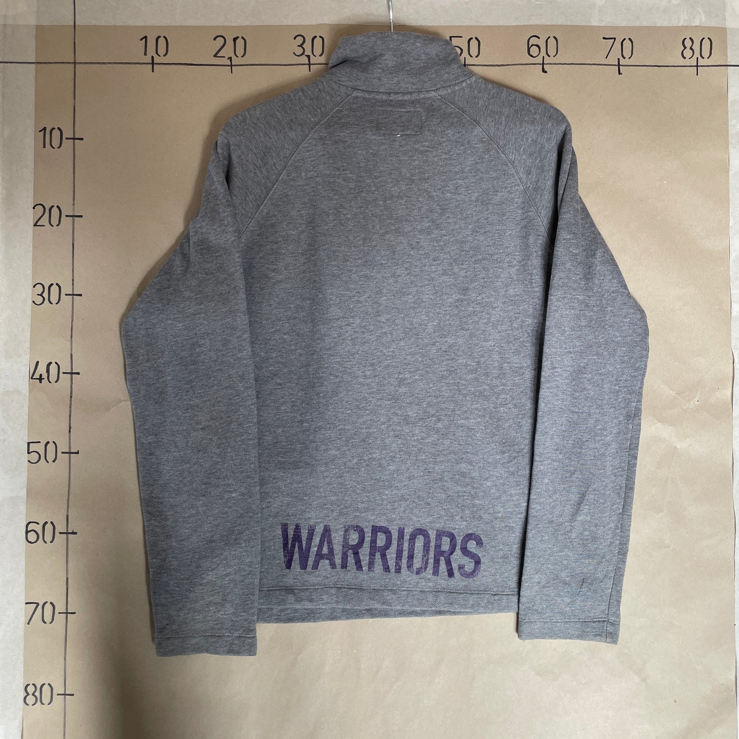 Grå Vintage Winona State Warriors 1/4 Zip Sweatshirt