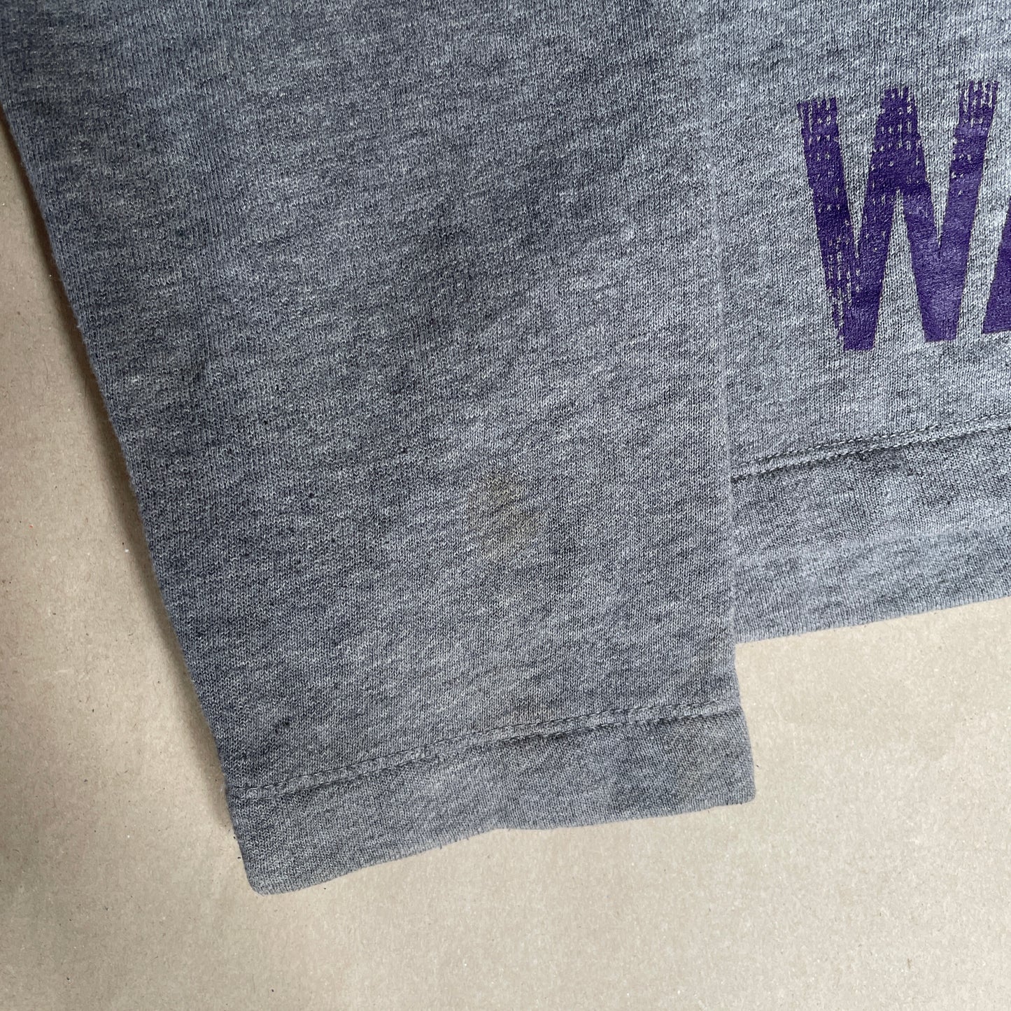 Grå Vintage Winona State Warriors 1/4 Zip Sweatshirt