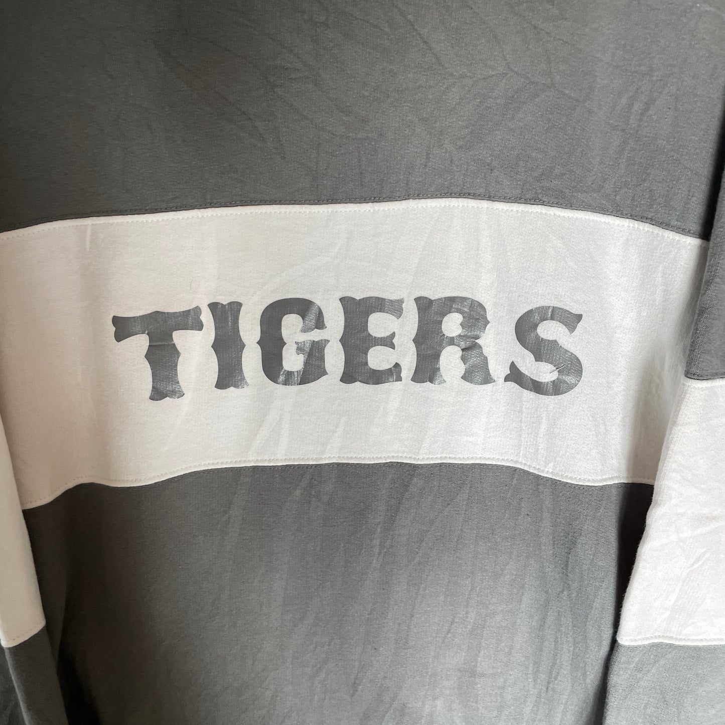 Grå & Hvid Vintage Tigers Sweatshirt