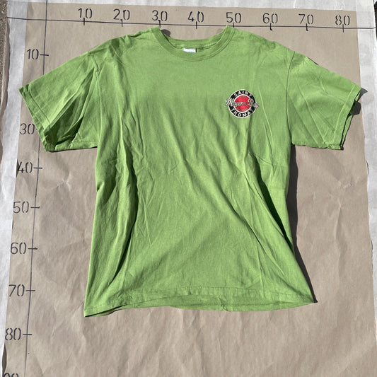 Grøn Vintage Grafisk T-Shirt